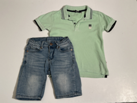 Indian Blue jeans korte  broek voor jongen van 6 jaar met maat 116