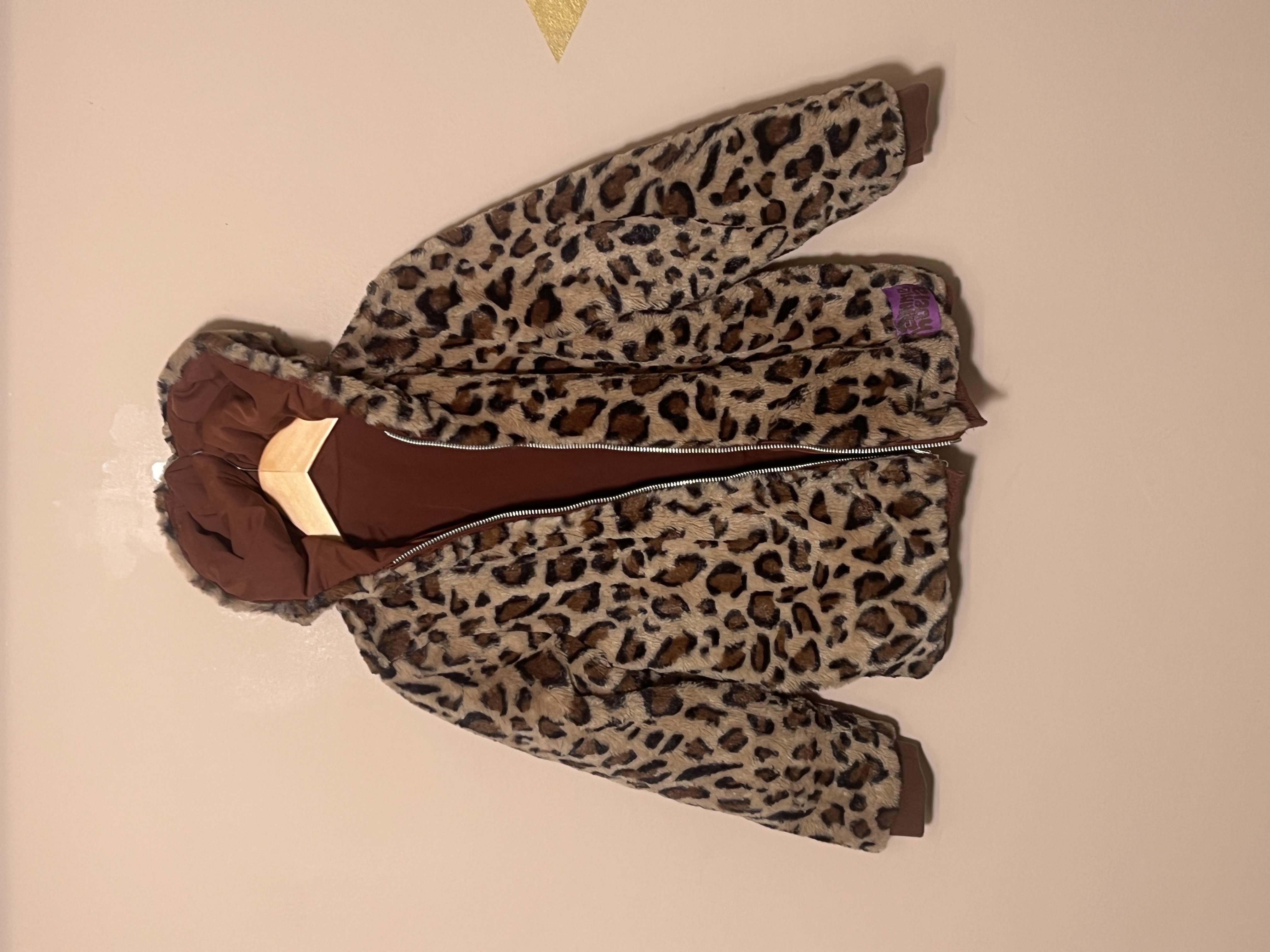 Ammehoela  reversible winterjas voor meisje van 7 / 8 jaar met maat 122 / 128