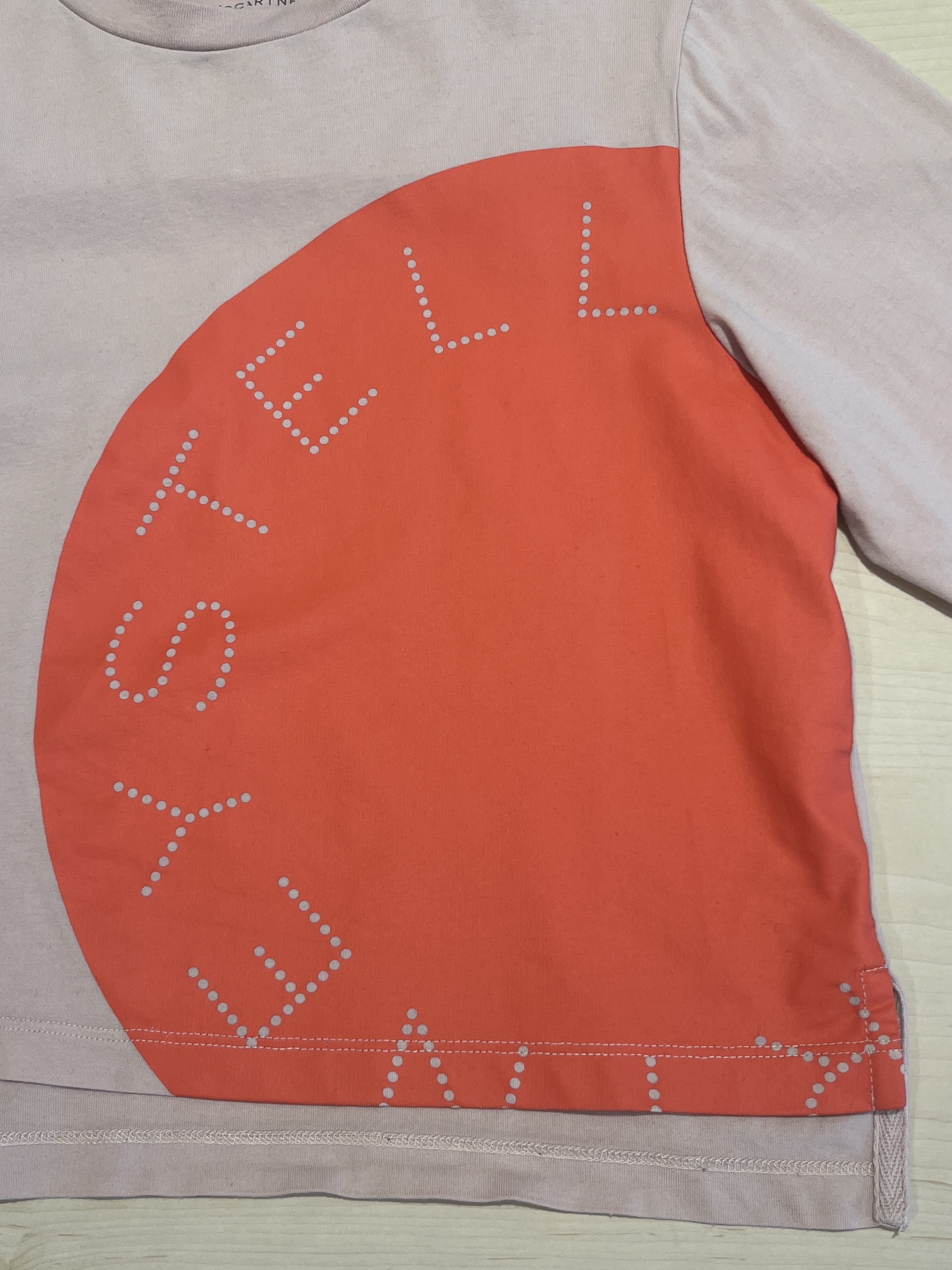 Stella McCartney t-shirt voor meisje van 8 jaar met maat 128