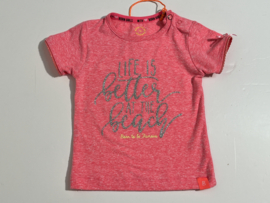 Born to be Famous shirt voor meisje van 9 maanden met maat 74
