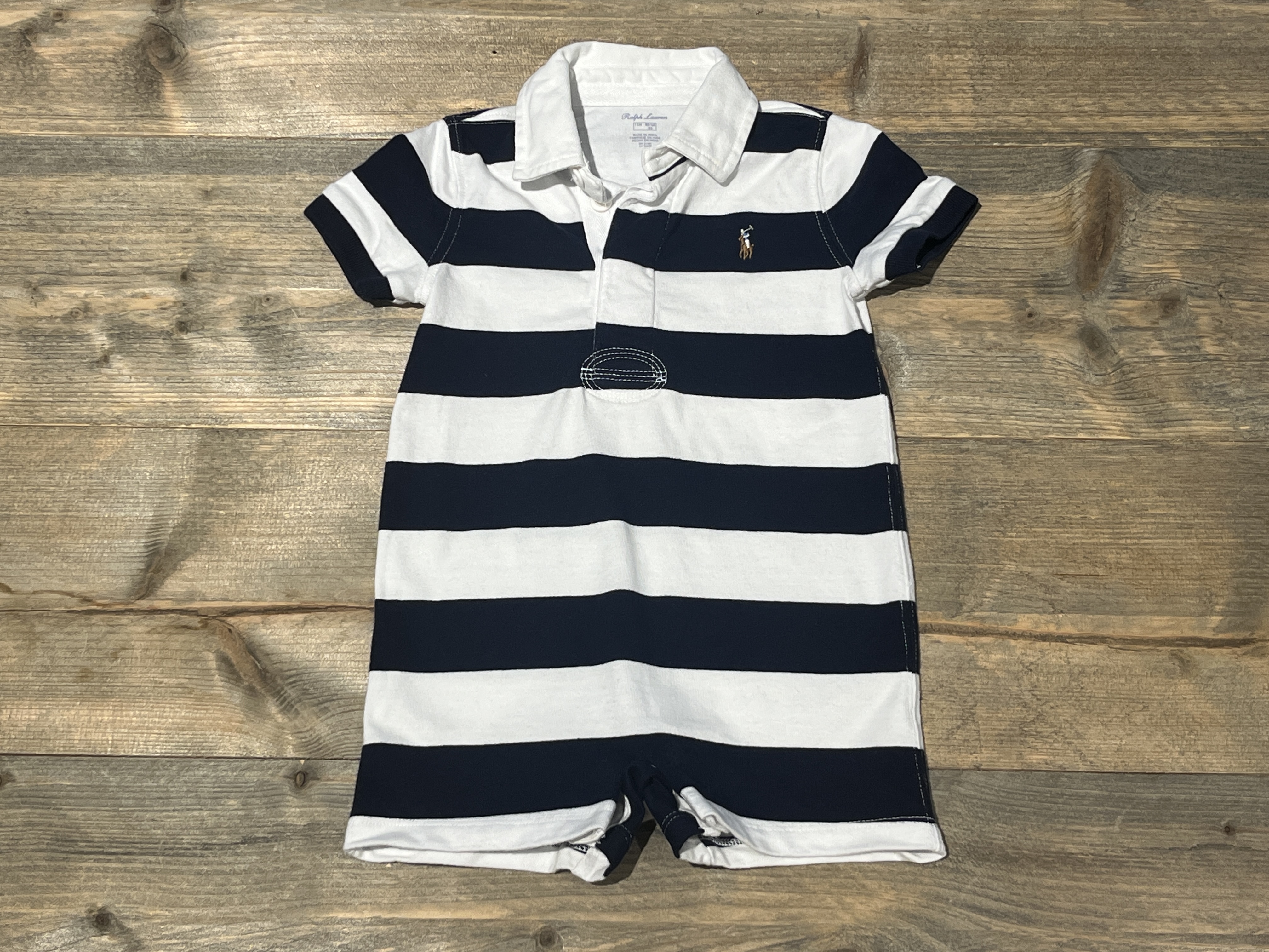 Polo Ralph Lauren boxpakje voor jongen van  12 maanden met maat 80