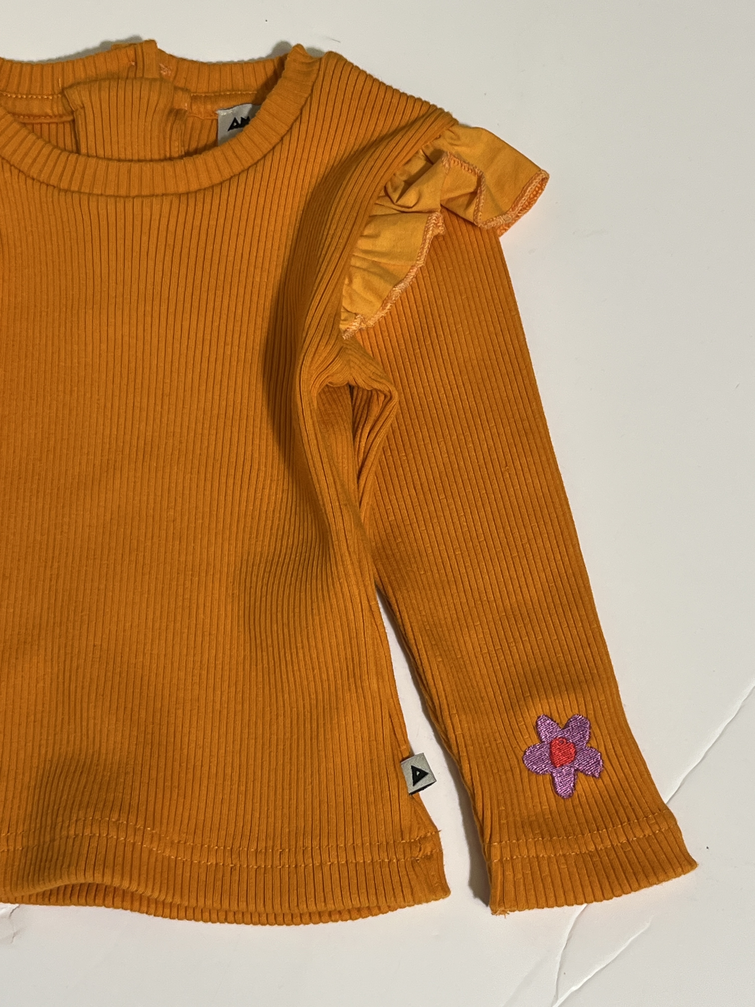 Ammehoela longsleeve voor meisje van 6 / 12 maanden met maat 68 / 74 / 80