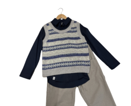 Kiestone blouse voor meisje van 7 / 8  jaar met maat  122 / 128