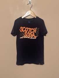 Scotch Shrunk t-shirt voor jongen van 4 jaar met maat 104