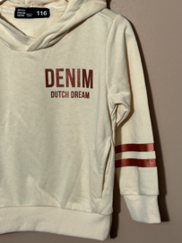 Dutch Dream Denim hoodie voor meisje van 4 jaar met maat 104