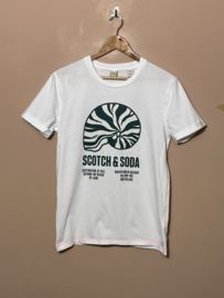 Scotch Shrunk t-shirt voor jongen van 16 jaar met maat 176
