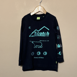 Scotch Shrunk longsleeve voor jongen van 6 jaar  met maat 116