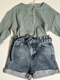 Ammehoela blouse voor meisje van 6 / 8 jaar met maat 116 / 128