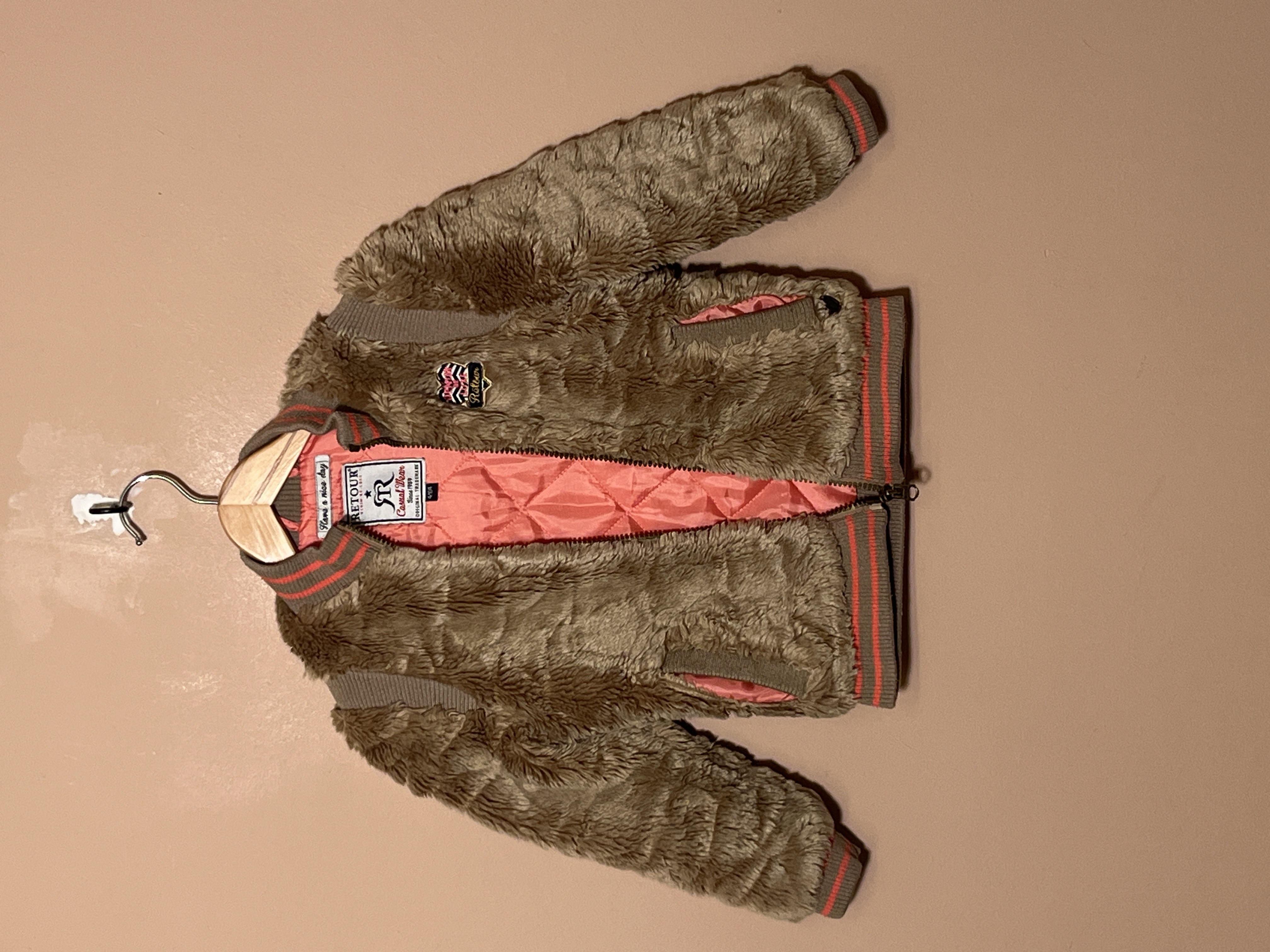 Retour Jeans winterjas voor meisje van 4 jaar met maat 104