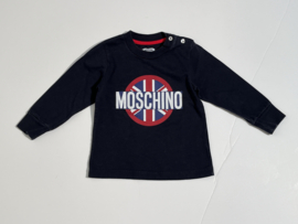 Moschino longsleeve voor jongen van 9 maanden met maat 74