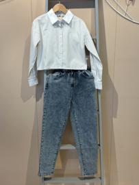 Ammehoela blouse voor meisje van 8 / 10 jaar met maat 128 / 140