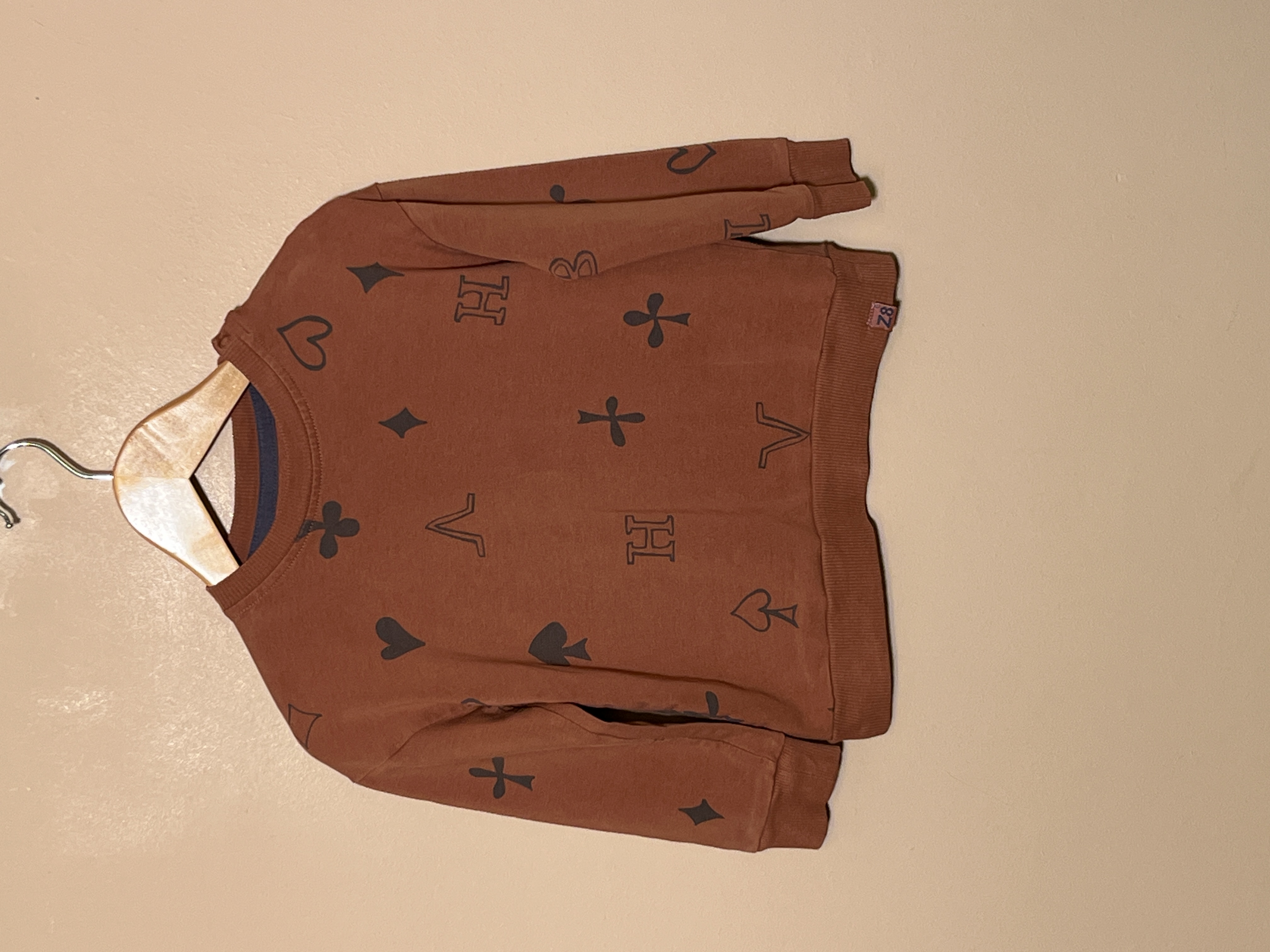 Z8  sweater voor jongen van 3 jaar met maat  98