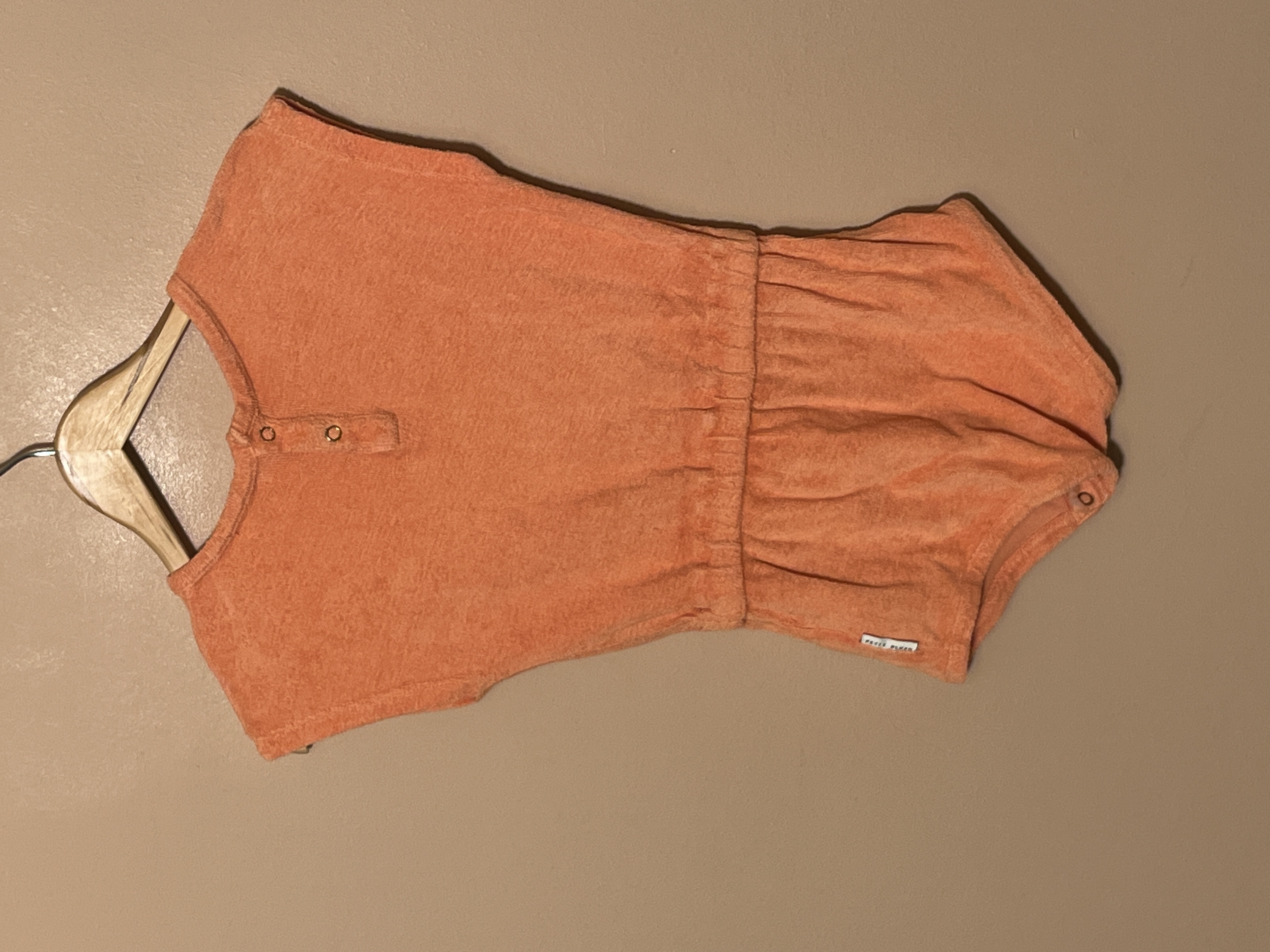 Petit Blush playsuit voor meisje van 3 jaar met maat 98
