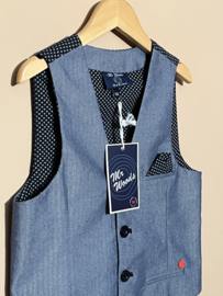 Mr Woods gilet voor jongen van 10 / 11 jaar met maat 140 / 146