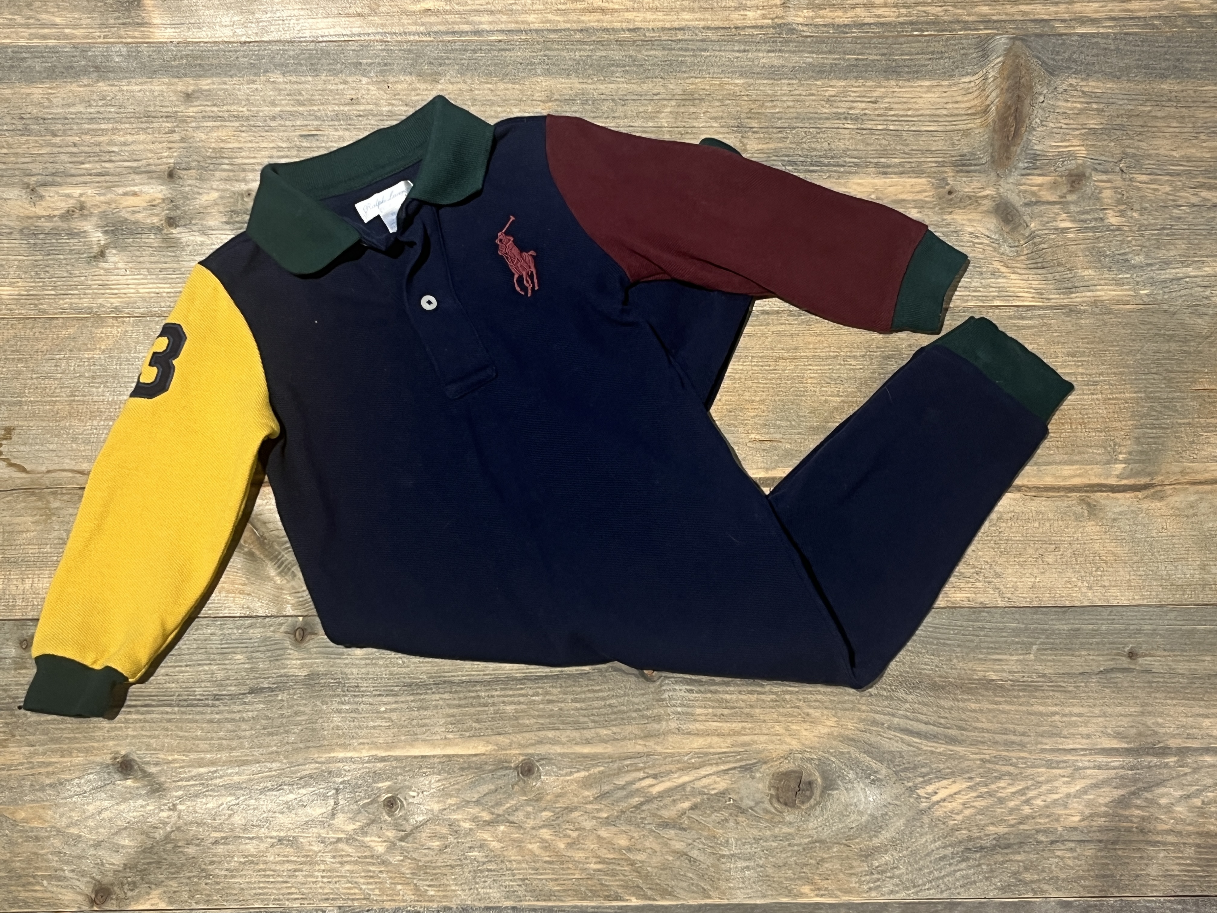Polo Ralph Lauren boxpakje voor jongen van  12 maanden met maat 80