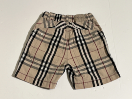 Burberry korte broek voor jongen van 18 maanden met maat 86