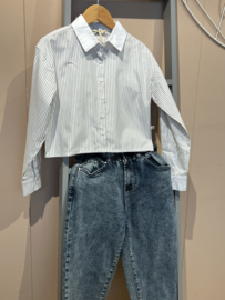 Ammehoela blouse voor meisje van 8 / 10 jaar met maat 128 / 140