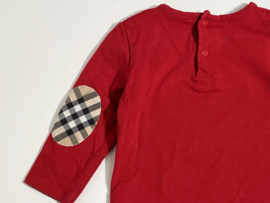 Burberry longsleeve voor jongen of meisje van 9 maanden met maat 74