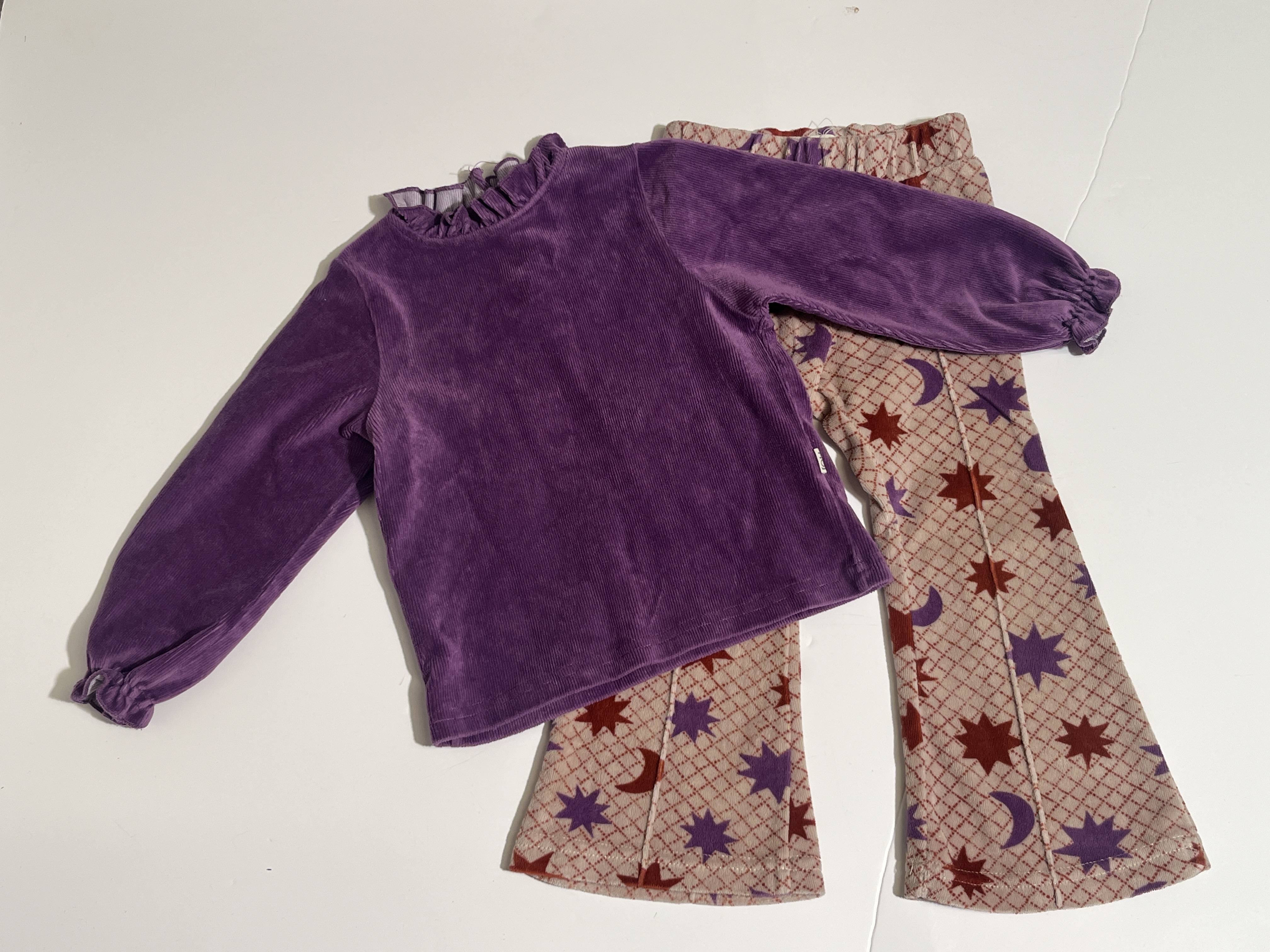 House of Jamie flared broek voor meisje van 2 / 3 jaar met maat 92 / 98