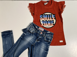 Retour jeans t-shirt voor meisje van 6 jaar met maat 116