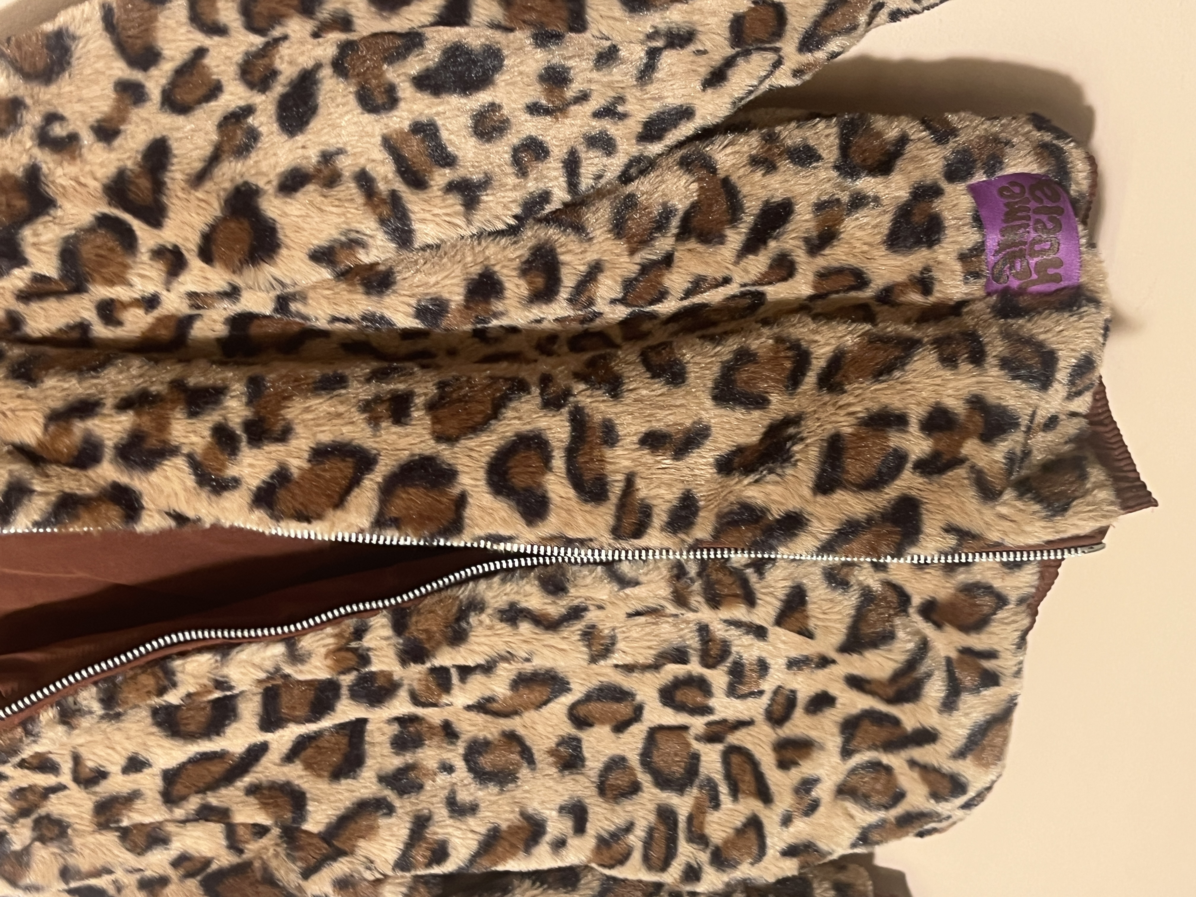 Ammehoela  reversible winterjas voor meisje van 7 / 8 jaar met maat 122 / 128