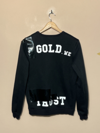 In Gold We Trust trui voor jongen van 16 jaar met maat 176 of groter
