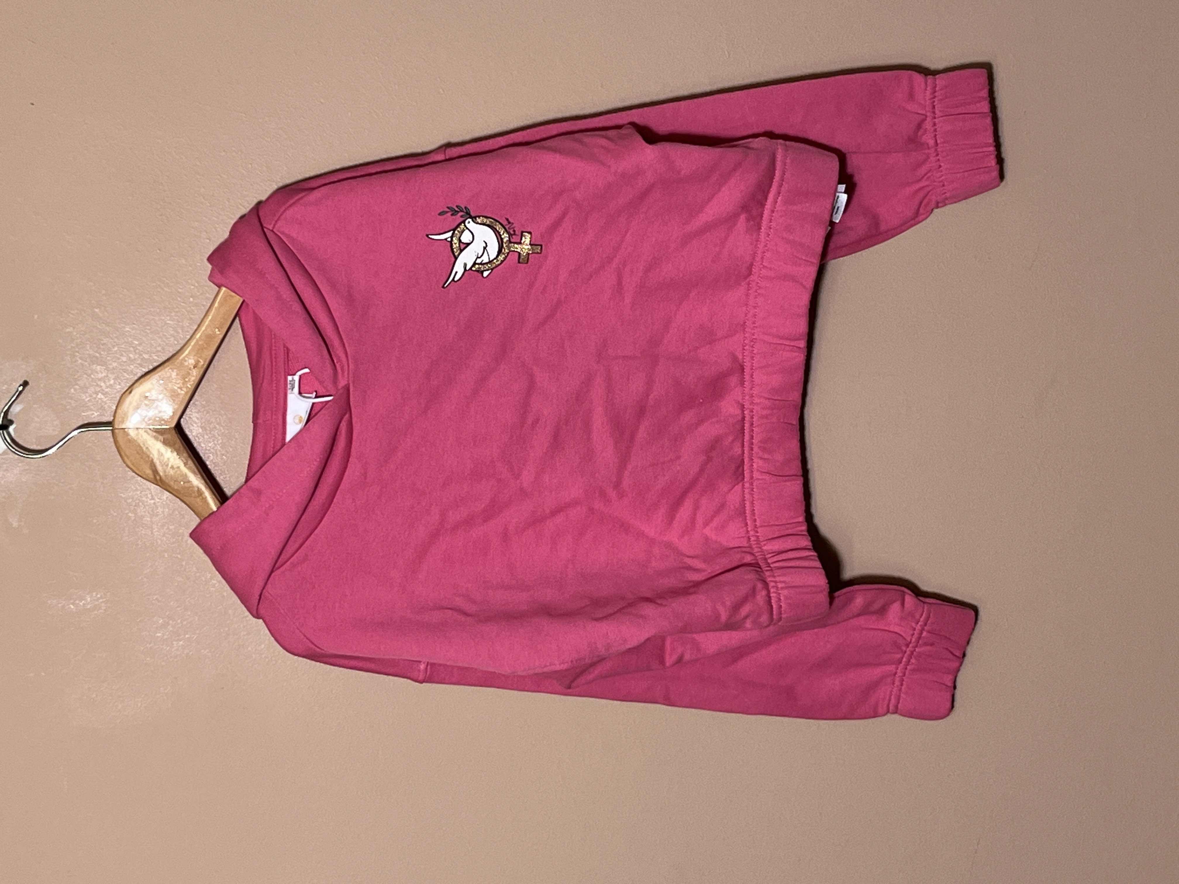 The New hoodie voor meisje van 7 / 8 jaar met maat 122 / 128