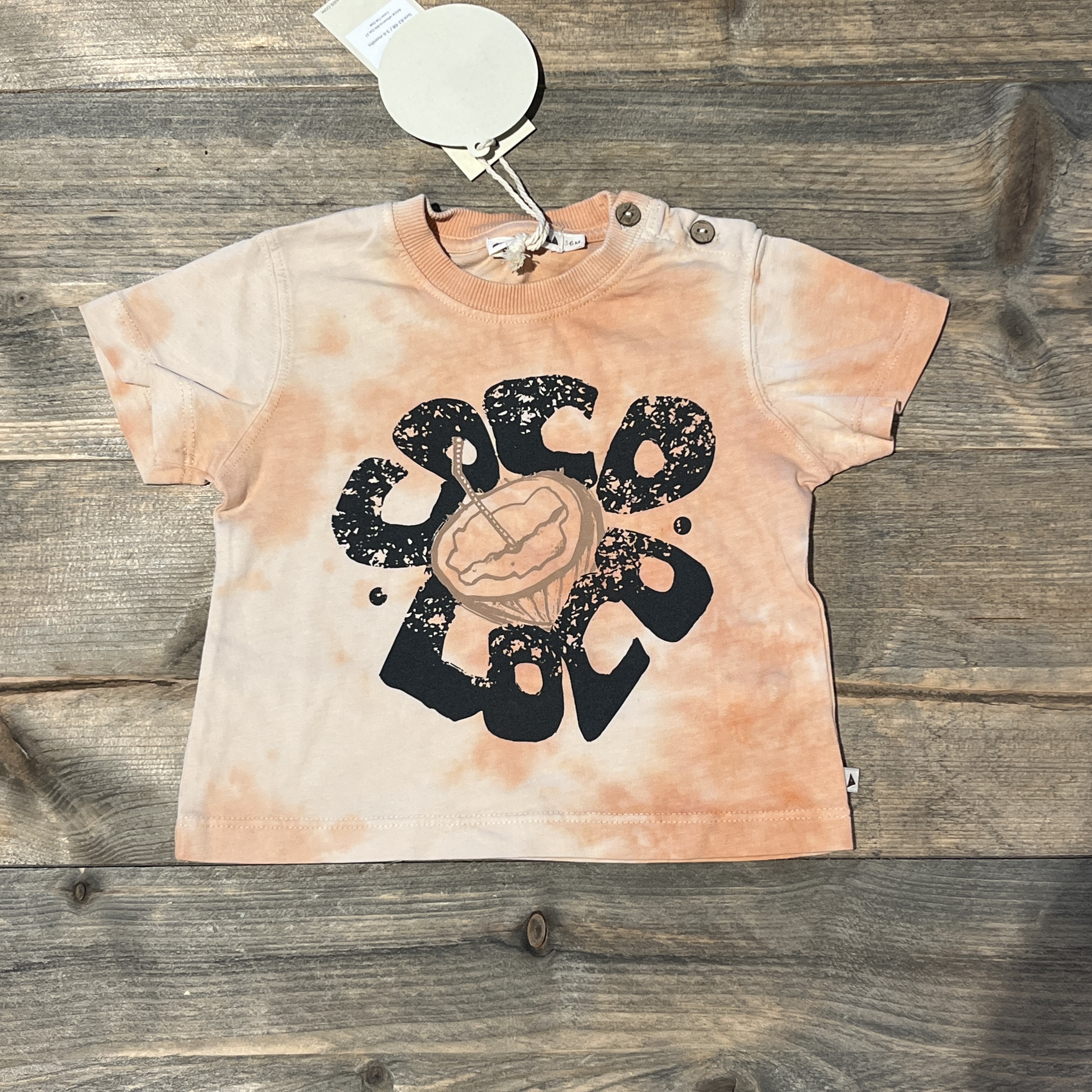 Ammehoela t-shirt voor jongen of meisje van 0 / 3 maanden met maat 50 / 62