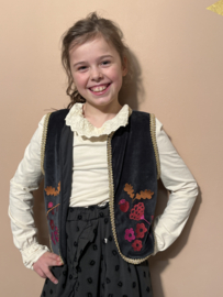 Ammehoela gilet voor meisje van 6 / 12 maanden met maat 68 / 74 / 80