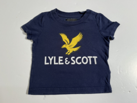 Lyle & Scott t-shirt voor jongen van 6 maanden met maat 68