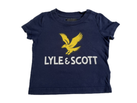 Lyle & Scott t-shirt voor jongen van 6 maanden met maat 68
