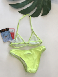 Claesens bikini neon geel voor meisje van 2 jaar met maat 92