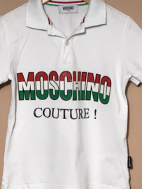 Moschino kids polo voor jongen van 8 jaar met maat 128