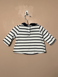 Petit Bateau top voor meisje van 1 / 3 maanden met maat 60 cm