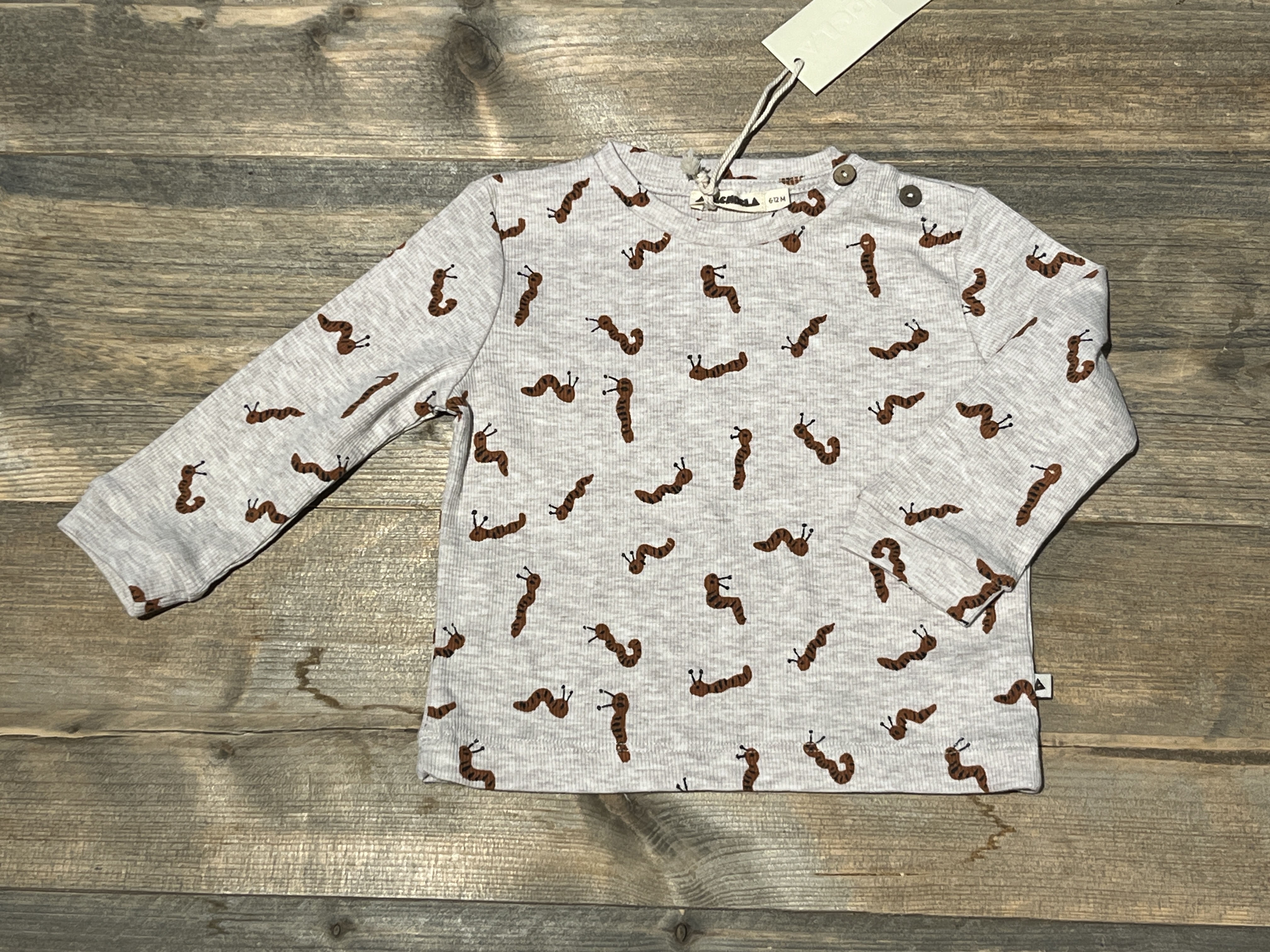 Ammehoela t-shirt voor jongen of meisje van 6 / 12 maanden met maat  68 / 80