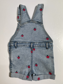 The New Siblings tuinbroek korte broek voor meisje van 12 maanden met maat 80