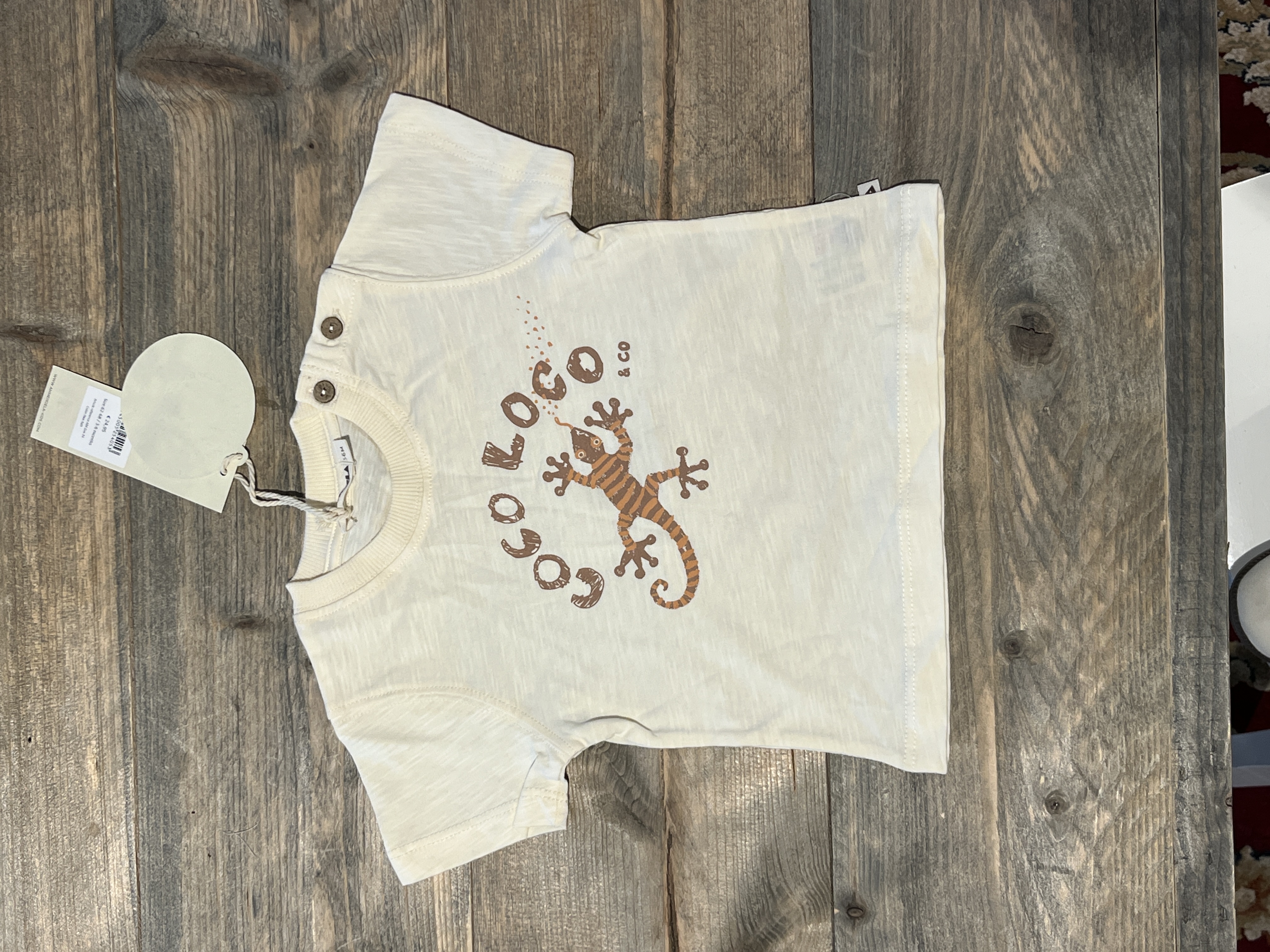 Ammehoela t-shirt voor jongen of meisje van 3 / 6 maanden met maat 62 / 68