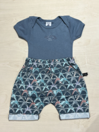 Petit Bateau romper voor jongen van 9 maanden met maat 74