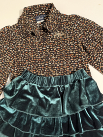 Retour jeans blouse voor meisje van 7 / 8 jaar met maat 122 / 128