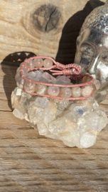 Flower agaat armband