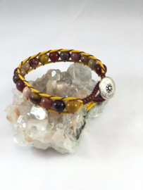 Mokaïet armband