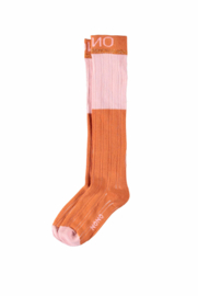 Nono Raelynn long socks colorblocking cinnamon