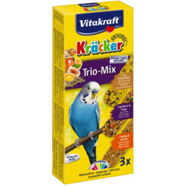 Kräcker trio Mix parkiet ei/abrikoos/honing