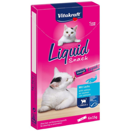 Vitakraft Liquid Snack met zalm 6st