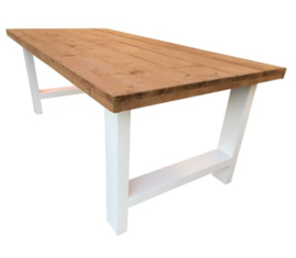 Kloostertafel roastedwood 180Lx78Hx90D cm