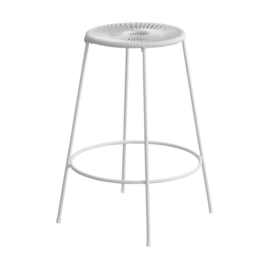 Acapulco Barstool, Medium, All White