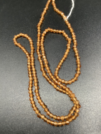 Citrine facet 2 mm beads 49 cm
