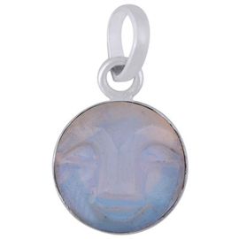 Zee opaal smile face mini pendant