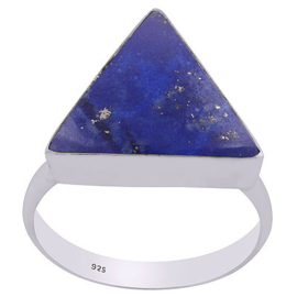 Lapiz Lazuli  in moderne bezel setting maat 17