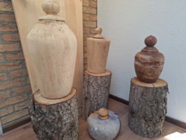Houten urn kamfer
